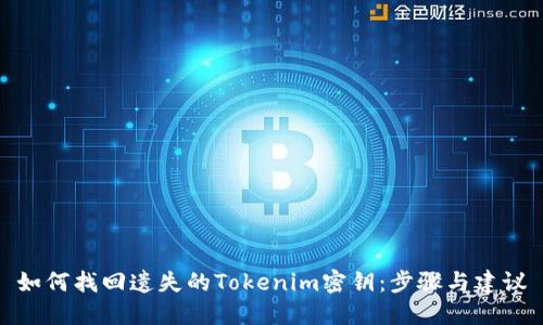 如何找回遗失的Tokenim密钥:步骤与建议