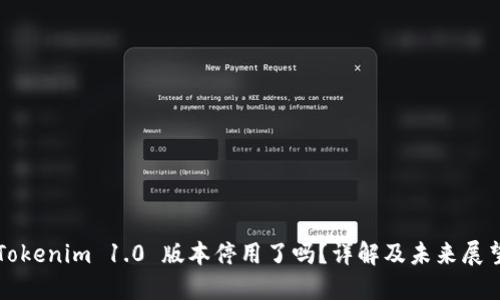 Tokenim 1.0 版本停用了吗?详解及未来展望