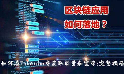 如何在Tokenim中获取能量和宽带：完整指南