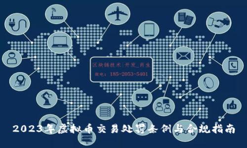 2023年虚拟币交易处罚条例与合规指南