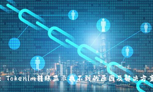 : Tokenim转账显示找不到的原因及解决方案