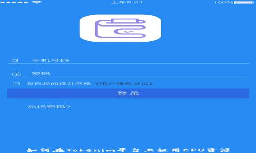 
如何在Tokenim平台上租用CPU资源