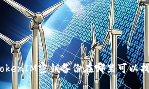 : TokenIM密钥备份在哪里可以找到？