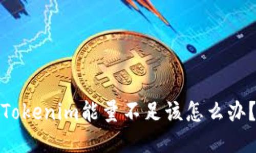 Tokenim能量不足该怎么办？